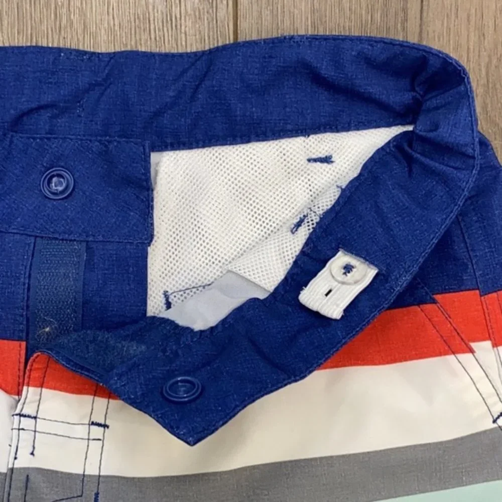 Art Class Boys Colorblock Striped Board Shorts
